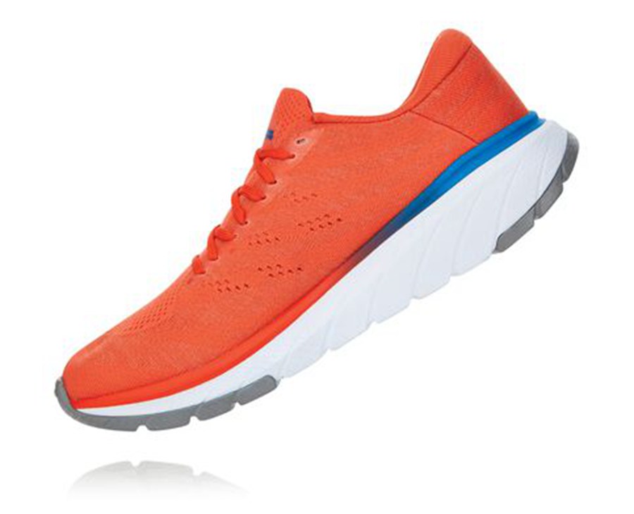 Zapatillas Running Hoka One One Hombre - Cavu 3 - Rojas - EBS278960